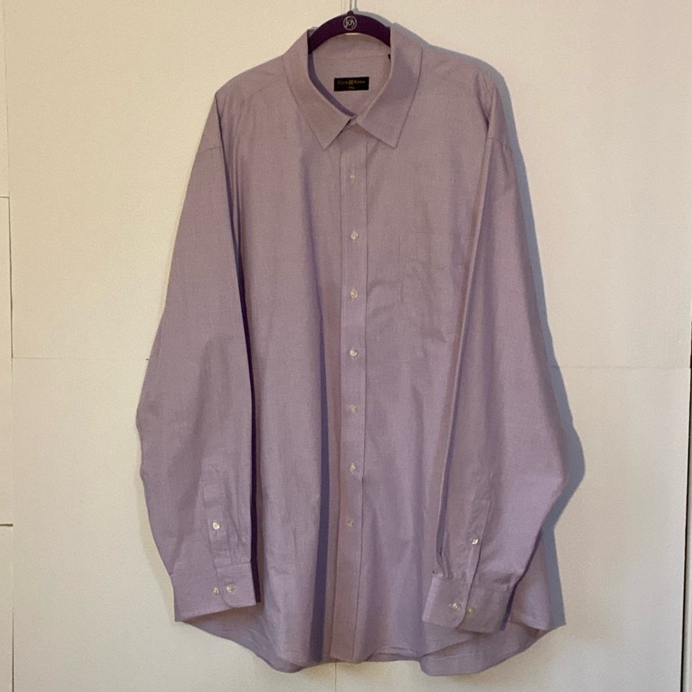 Men’s Club Room Lavender Dress Shirt size XXL